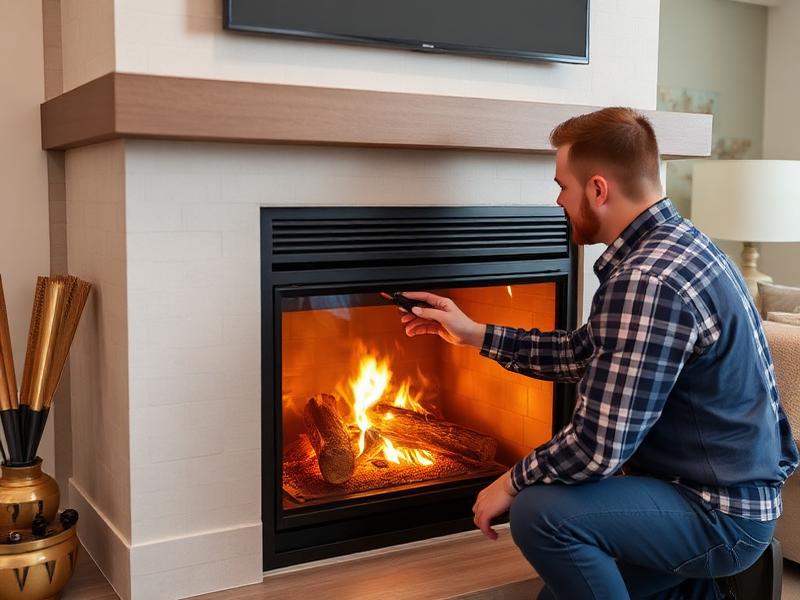Fireplace refractory panel inspection Charlotte